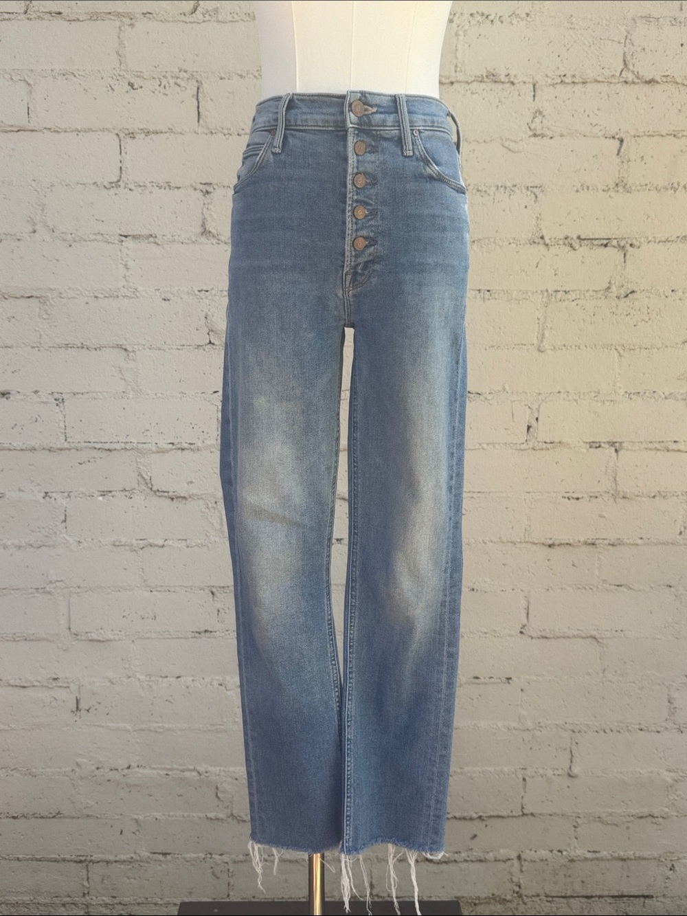 MOTHER The Pixie Dazzler Ankle Fray Shoot To Thrill Size 26 - Picture 4 of 16